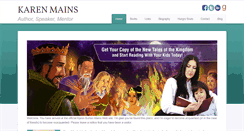 Desktop Screenshot of karenmains.com